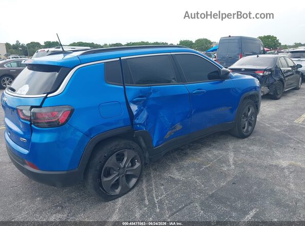 3C4NJDFB0NT109765 2022 JEEP COMPASS Blue Задня права чверть