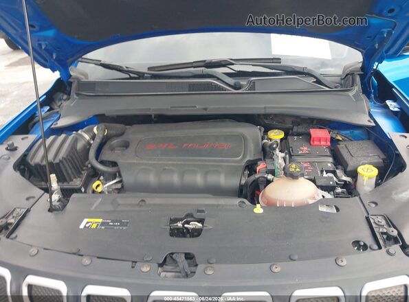 3C4NJDFB0NT109765 2022 JEEP COMPASS Blue Вид ззаду