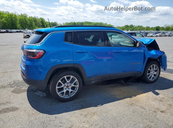 3C4NJDFB1NT117633 2022 JEEP COMPASS Blue Задня права чверть