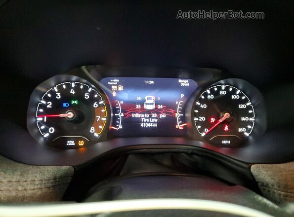 3C4NJDFB1NT117972 2022 JEEP COMPASS Black Instrument cluster view