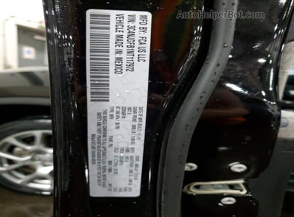 3C4NJDFB1NT117972 2022 JEEP COMPASS Black VIN sticker view