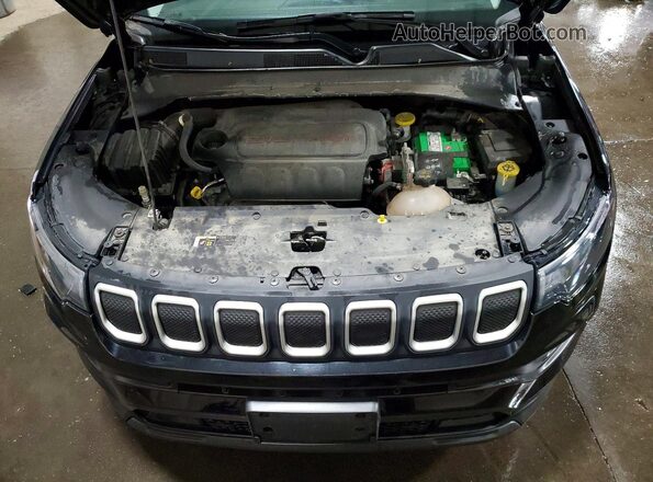 3C4NJDFB1NT117972 2022 JEEP COMPASS Black Engine compartment view