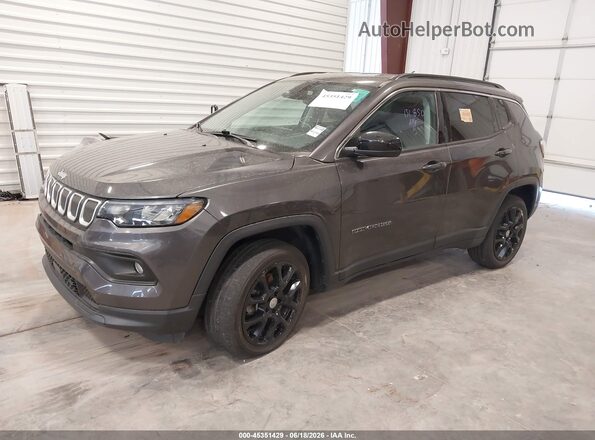 3C4NJDFB2NT131850 2022 JEEP COMPASS Gray Առջևի ձախ երեք քառորդ տեսարան