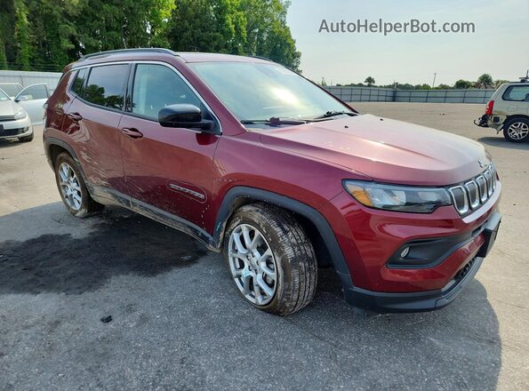 3C4NJDFB6NT207473 2022 JEEP COMPASS Maroon წინა მარჯვენა