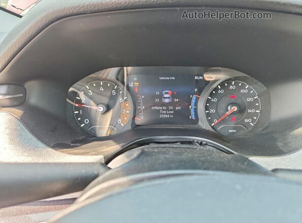 3C4NJDFB6NT207473 2022 JEEP COMPASS Maroon ხელსაწყოთა პანელის ხედი