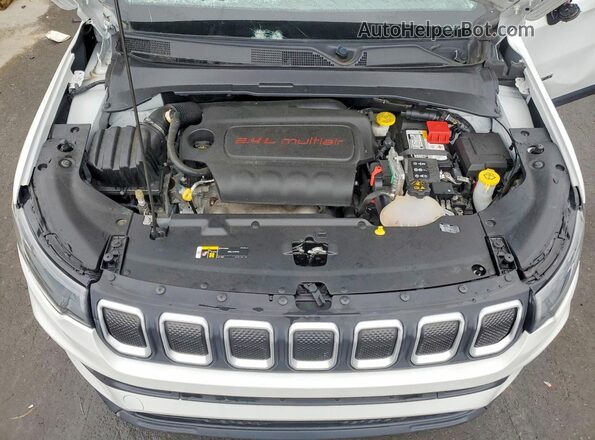 3C4NJDFB7NT147588 2022 JEEP COMPASS White ძრავის განყოფილების ხედი