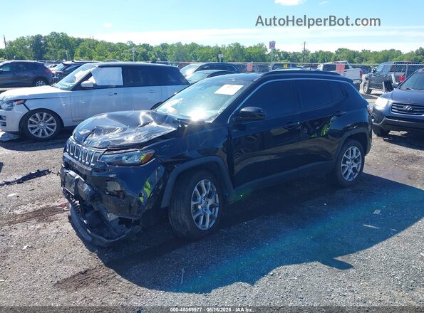 3C4NJDFB7NT230227 2022 JEEP COMPASS Black Front left