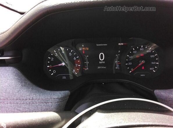 3C4NJDFB8NT165968 2022 JEEP COMPASS Бордовый Вид щитка приборов