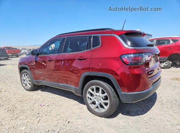 3C4NJDFB8NT165968 2022 JEEP COMPASS Бордовый Задняя левая четверть