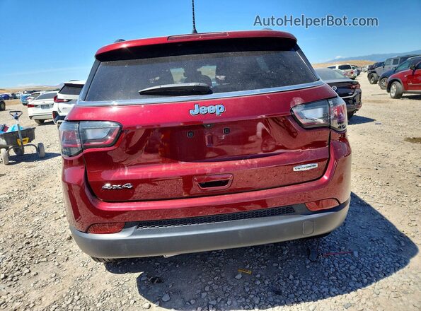 3C4NJDFB8NT165968 2022 JEEP COMPASS Бордовый Вид сзади