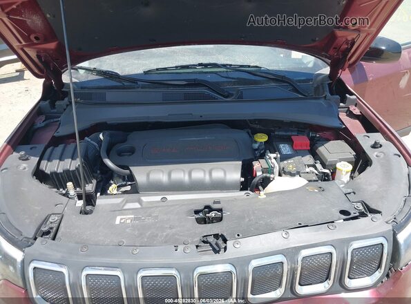 3C4NJDFB9NT172413 2022 JEEP COMPASS Maroon Rear view