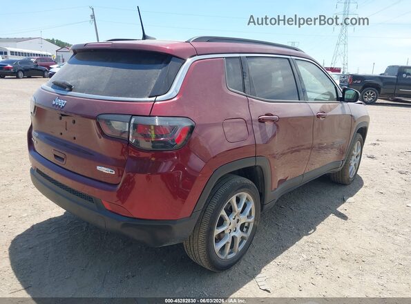 3C4NJDFB9NT172413 2022 JEEP COMPASS Maroon Rear right