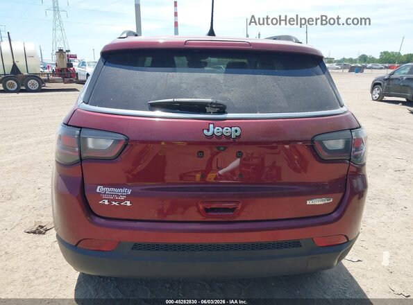 3C4NJDFB9NT172413 2022 JEEP COMPASS Maroon 