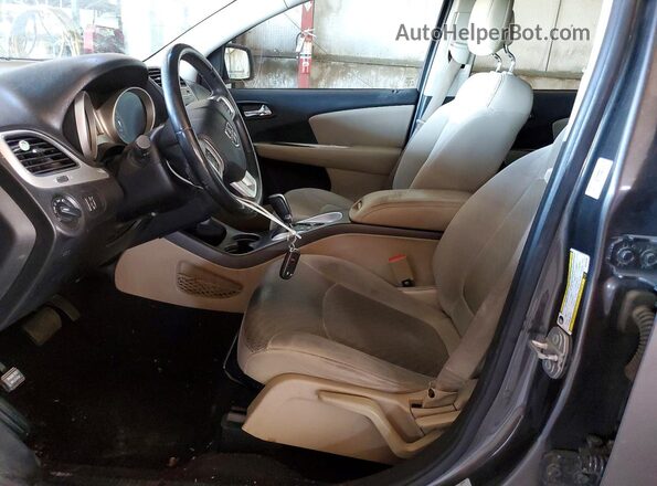3C4PDCAB0GT215105 2016 DODGE JOURNEY Gray Вид салону спереду
