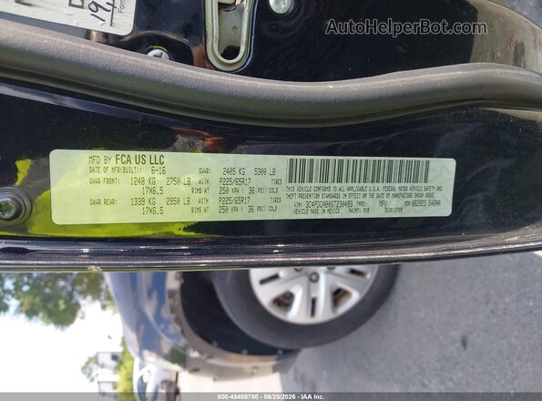 3C4PDCAB0GT230493 2016 DODGE JOURNEY Black Widok komory silnika