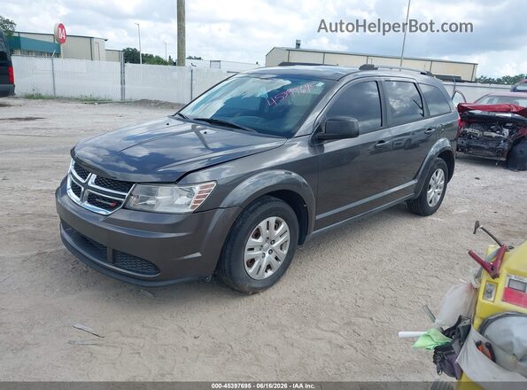 3C4PDCAB0HT558921 2017 DODGE JOURNEY Серый Передняя левая четверть