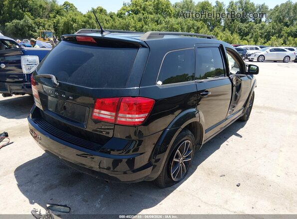 3C4PDCAB0JT217105 2018 DODGE JOURNEY Черный Задняя правая четверть