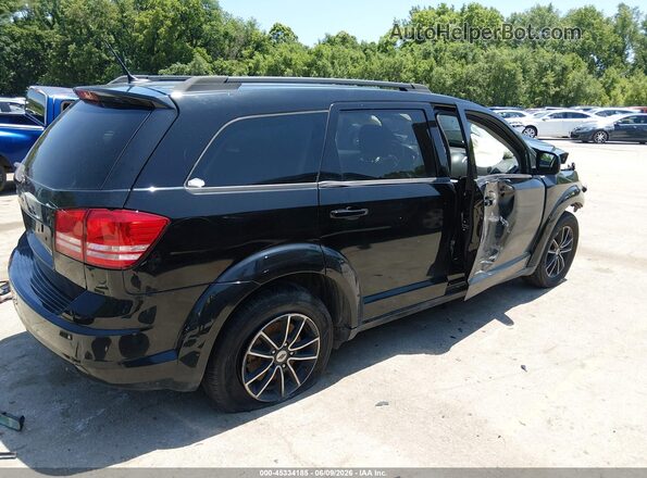 3C4PDCAB0JT217105 2018 DODGE JOURNEY Черный Вид задней части салона