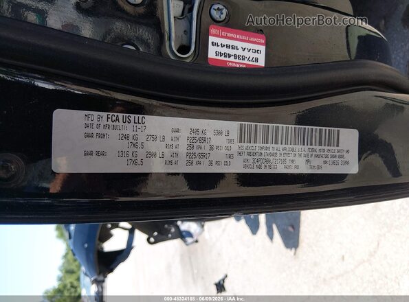 3C4PDCAB0JT217105 2018 DODGE JOURNEY Черный Вид подкапотного пространства