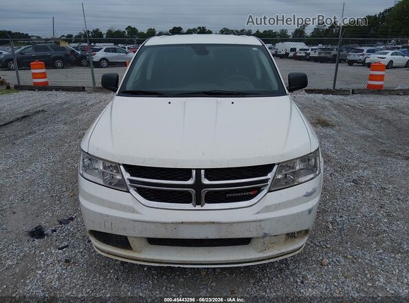 3C4PDCAB0JT344579 2018 DODGE JOURNEY White Vista del cuadro de instrumentos