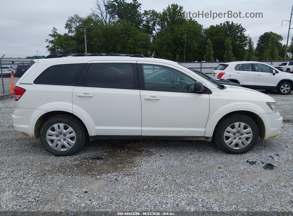 3C4PDCAB0JT344579 2018 DODGE JOURNEY White Vista interior trasera