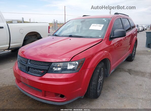 3C4PDCAB0JT447663 2018 DODGE JOURNEY Red Przód lewy