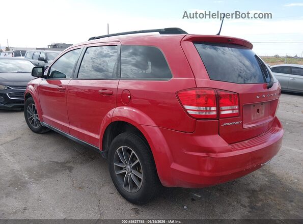 3C4PDCAB0JT447663 2018 DODGE JOURNEY Red Tył lewy