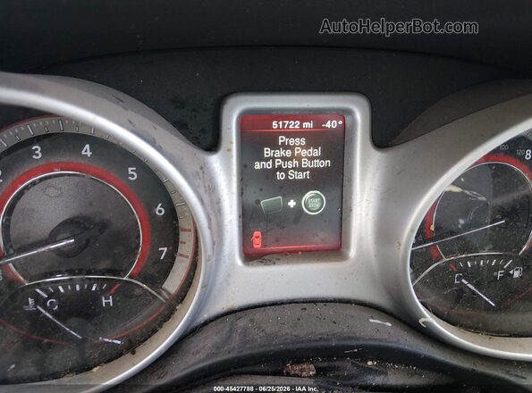 3C4PDCAB0JT447663 2018 DODGE JOURNEY Red Widok tylnych siedzeń
