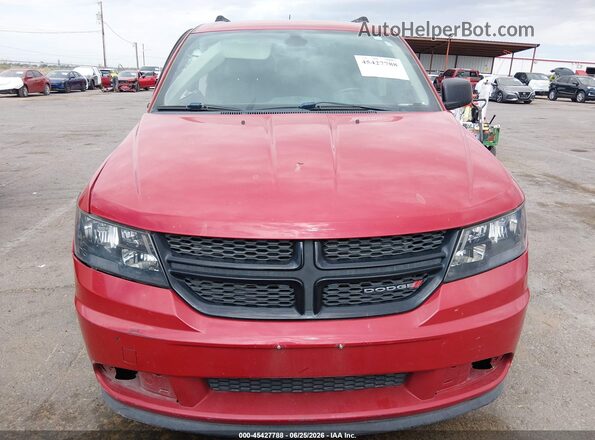 3C4PDCAB0JT447663 2018 DODGE JOURNEY Red Widok deski rozdzielczej
