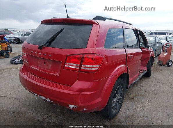 3C4PDCAB0JT447663 2018 DODGE JOURNEY Red Tył prawy