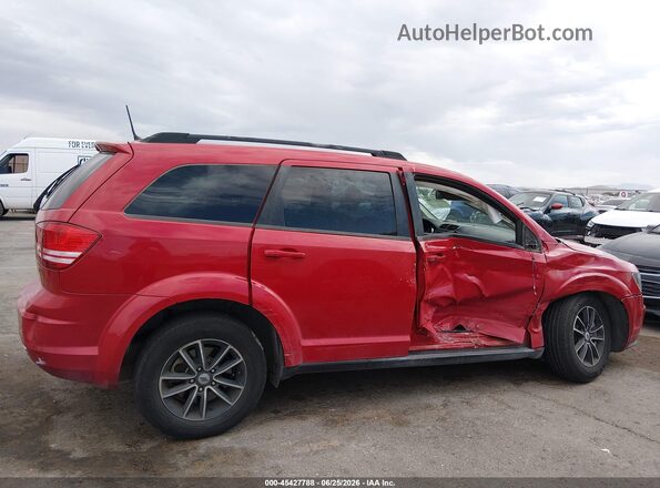 3C4PDCAB0JT447663 2018 DODGE JOURNEY Red Widok zestawu wskaźników