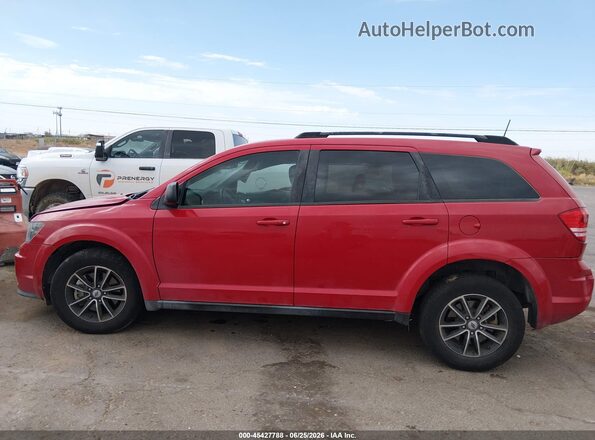 3C4PDCAB0JT447663 2018 DODGE JOURNEY Red Widok wnętrza z tyłu