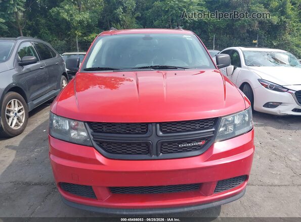 3C4PDCAB0JT474748 2018 DODGE JOURNEY Красный Вид щитка приборов