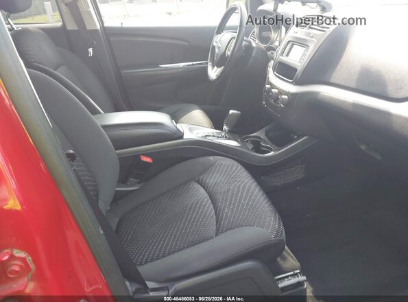 3C4PDCAB0JT474748 2018 DODGE JOURNEY Красный Вид салона спереди