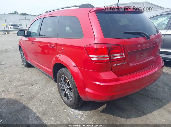 3C4PDCAB0JT474748 2018 DODGE JOURNEY Красный Задняя левая четверть