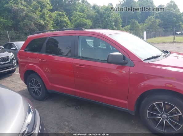 3C4PDCAB0JT474748 2018 DODGE JOURNEY Красный Вид задней части салона