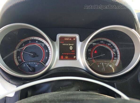 3C4PDCAB1GT250025 2016 DODGE JOURNEY Gray Widok zestawu wskaźników