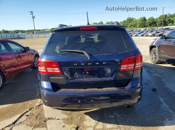 3C4PDCAB1JT218344 2018 DODGE JOURNEY Синий Вид сзади