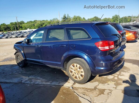 3C4PDCAB1JT218344 2018 DODGE JOURNEY Синий Задняя левая четверть