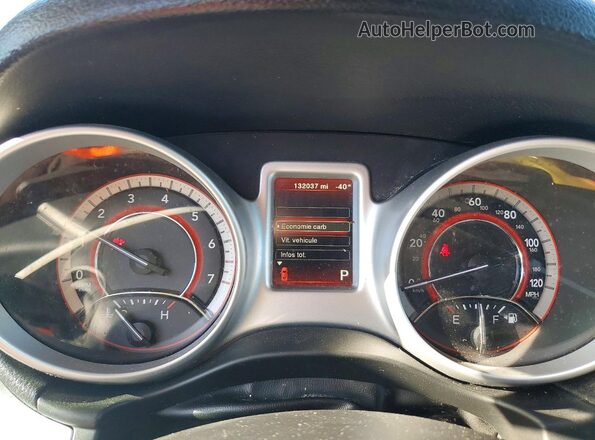 3C4PDCAB1JT218344 2018 DODGE JOURNEY Синий Вид щитка приборов