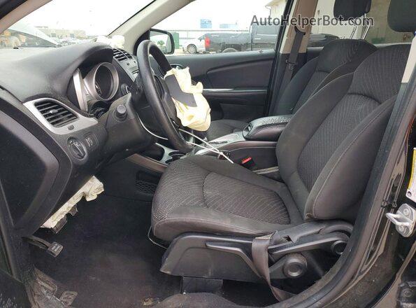 3C4PDCAB1JT275160 2018 DODGE JOURNEY Black Front interior view