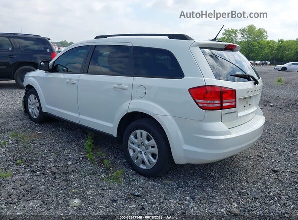 3C4PDCAB1JT363982 2018 DODGE JOURNEY White Tył lewy