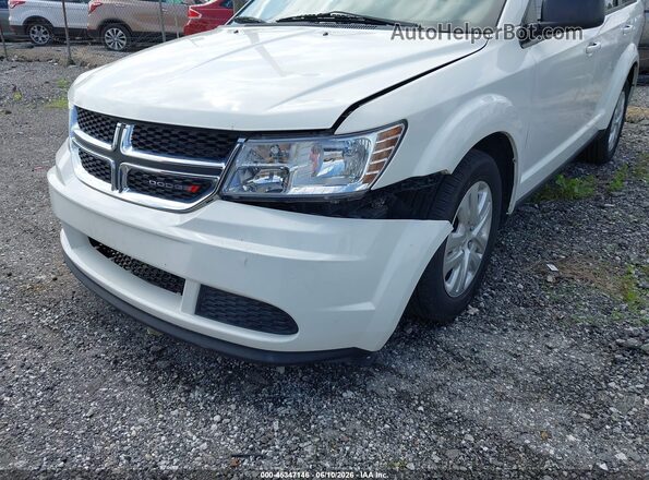 3C4PDCAB1JT363982 2018 DODGE JOURNEY White Widok z przodu