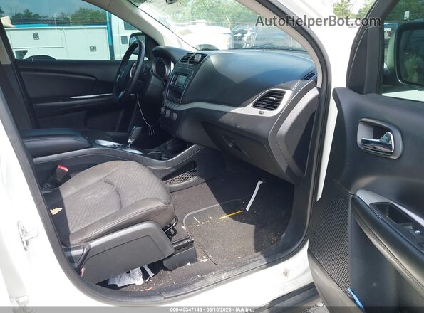3C4PDCAB1JT363982 2018 DODGE JOURNEY White Widok wnętrza z przodu
