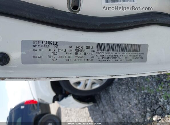 3C4PDCAB1JT363982 2018 DODGE JOURNEY White Widok komory silnika
