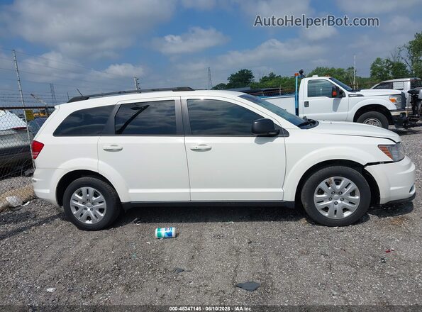 3C4PDCAB1JT363982 2018 DODGE JOURNEY White Widok wnętrza z tyłu