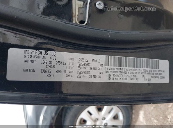 3C4PDCAB1JT375517 2018 DODGE JOURNEY Black Շարժիչի բաժամունքի տեսք