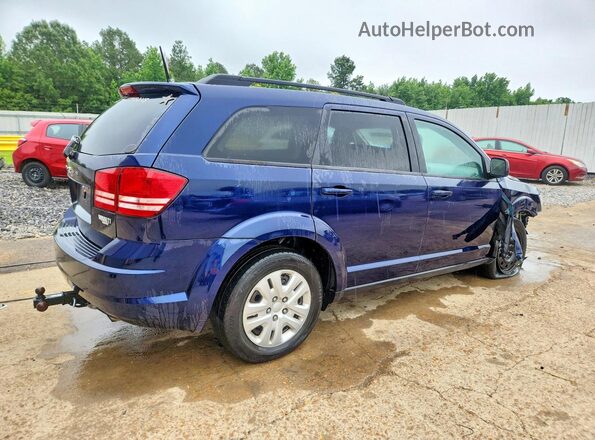 3C4PDCAB1JT474855 2018 DODGE JOURNEY Blue Հետևի աջ