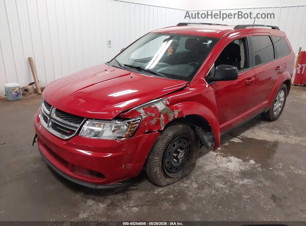3C4PDCAB1KT746547 2019 DODGE JOURNEY Red Widok z przodu