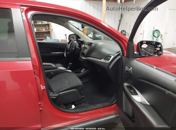 3C4PDCAB1KT746547 2019 DODGE JOURNEY Red Widok wnętrza z przodu